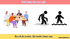 Giải đáp câu tục ngữ “Ăn cỗ đi trước, lội nước theo sau”