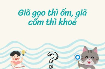 Giải đáp ý nghĩa câu tục ngữ Giã gạo thì ốm, giã cốm thì khoẻ