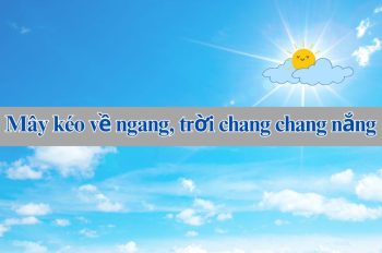 Ý nghĩa câu tục ngữ Mây kéo về ngang, trời chang chang nắng