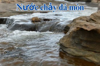 Ý nghĩa của câu tục ngữ Việt Nam Nước chảy đá mòn