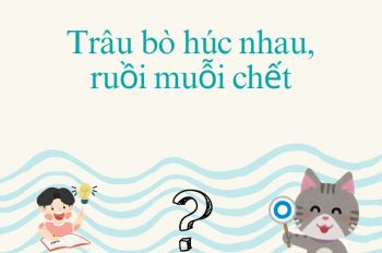 Ý nghĩa câu thành ngữ – Trâu bò húc nhau, ruồi muỗi chết