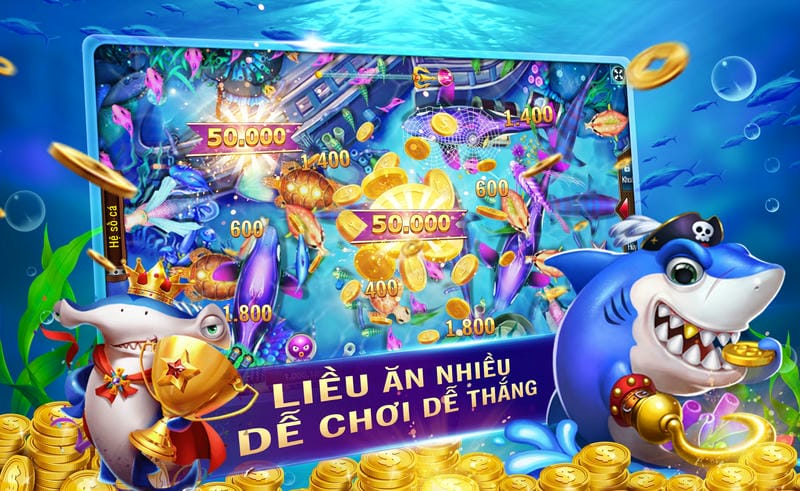 So sánh đồ họa ấn tượng của các game bắn cá đổi thưởng nổi bật